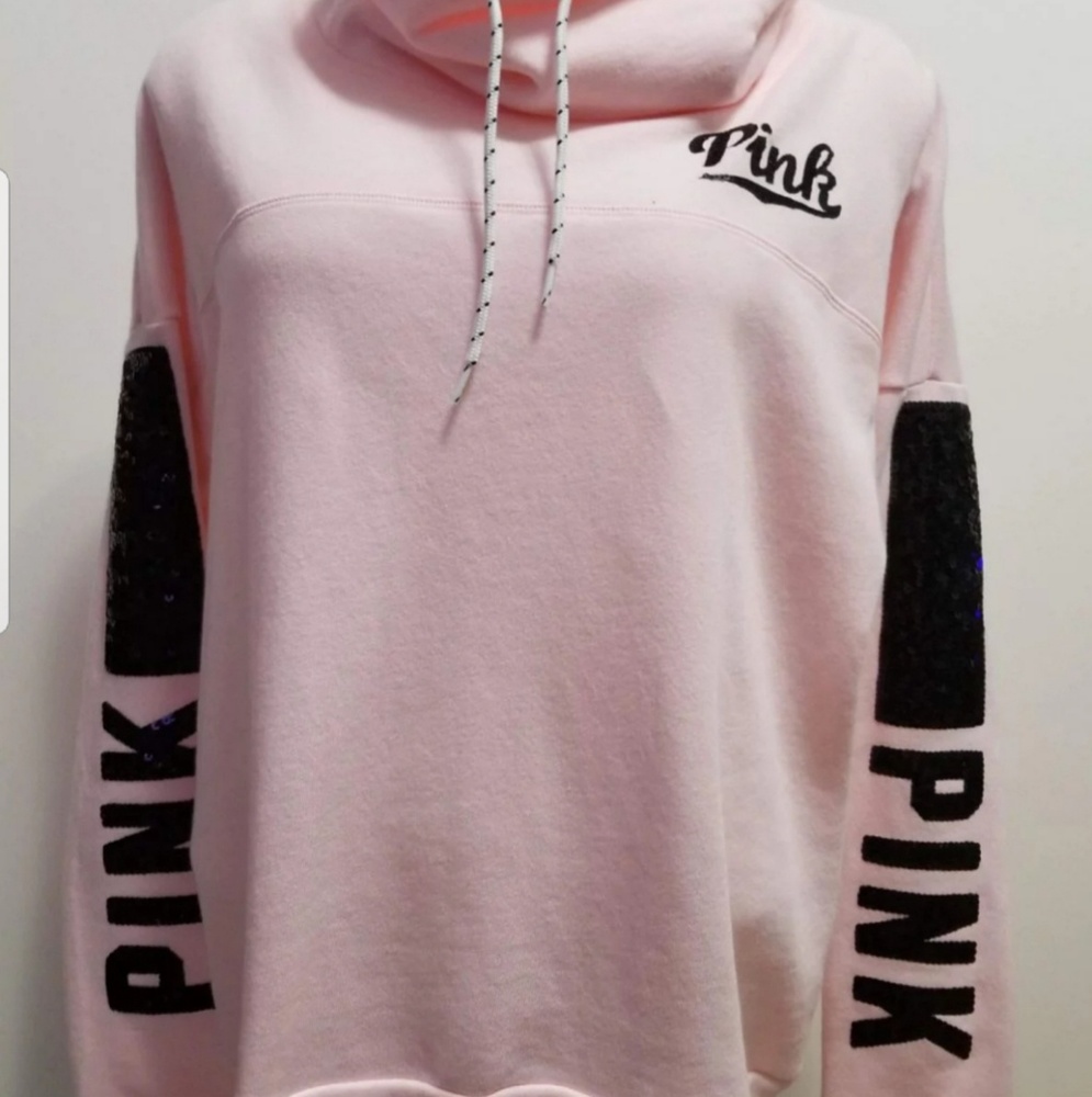 Victoria's secret PINK bling cowl nech sweater
